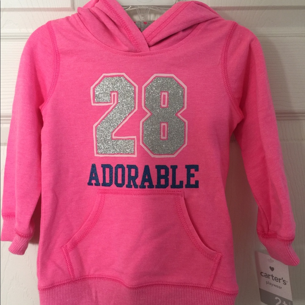 Carter’s Girl Toddler Pink Hoodies Sweater